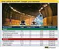 In drei Jahren wurden mehr als 150 Strassentunnel in Europa untersucht. Grafik: Auto-Reporter/ADAC